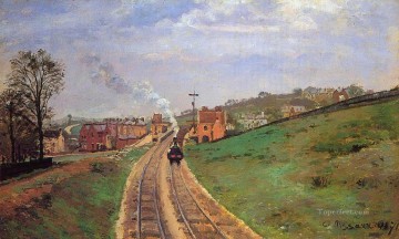 Estación Lordship Lane Dulwich 1871 Camille Pissarro Pinturas al óleo